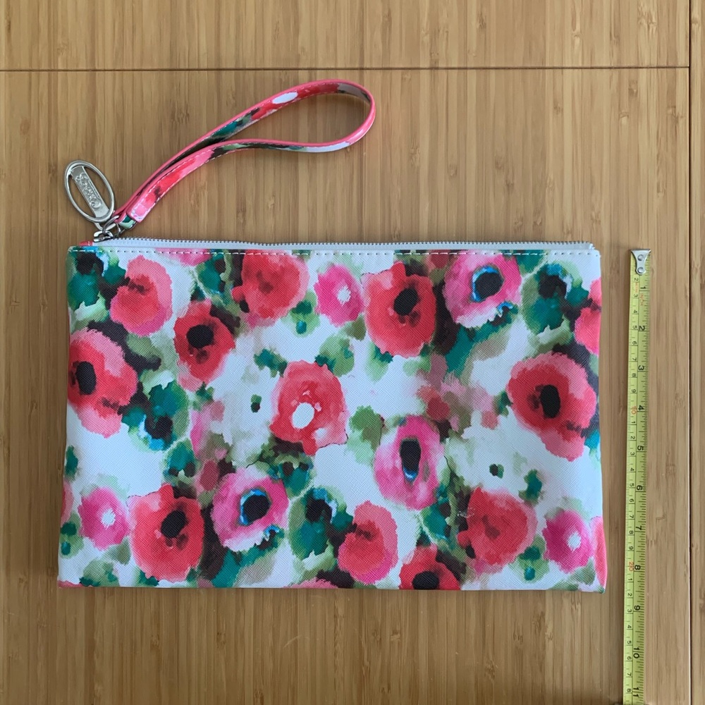 [ Carlos Santana ] floral clutch